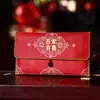 Especial Casamento Noivado 2025 Novo Tecido de Alta Qualidade Dez Mil Yuan Bolsa Vermelha Pais do Casamento Troca de Chá Bolsa Fei