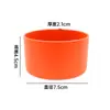 Copo de Água Capa Antiderrapante Capa Inferior de Borracha Copo de Vidro Isolamento Capa de Silicone Transfronteiriça 7,5cm9cm Capa de Copo de Silicone Universal
