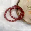 2025 Deixe-me Brilhar Estilo Igual ao de Ruth Pulseira Colar de Ágata Vermelha Natural Sorte Vermelha Clareamento de Alta Qualidade