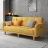 Sofá para salas pequeñas, nuevo modelo 2026, sofá cama plegable de tela de tres plazas, simple y moderno, para apartamentos de alquiler, de doble propósito