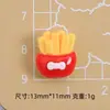 Mini Miau Manzana Juguete de Comida Dibujo Animado Hecho a Mano Accesorios para Joyería DIY Pegamento de Crema Resina Accesorios Pequeños Materiales para Uñas