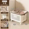 Cesta de Lavandería para el Hogar, Cesta de Almacenamiento para Ropa Sucia, Alta Apariencia, Baño, Cuarto de Ducha, Divisor, Portaropa Móvil, Cesta de Lavado