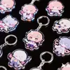 Llavero de Acrílico Hecho a Medida Creativo Llavero de Dibujos Animados Colgante Merchandising de Celebridades de Anime al por Mayor