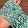 Cerca de 2mm esmalte imitação cor turquesa contas de milho corrente longa semiacabada DIY brincar com texto contas de Buda acessórios de joalheria corrente de celular mão