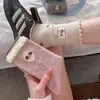Filhote Super Fofo Desbloqueia a Primavera! Meias de Desenho Animado de Filhote Super Fofas Sem Costura Estilo Coreano, Meias de Cano Médio Color Blocking Estilo College para Mulheres