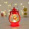 Decoração de Natal criativa portátil luz noturna lanterna de noite de Natal lanterna de festa lanterna presente infantil atacado