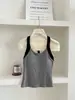 Camisola de tiras con bloques de color estilo americano picante para chica, adecuada para que las mujeres la usen como capa interior o exterior en verano, top sin mangas ajustado con cuello en U
