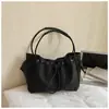 Bolso de hombro plisado de nicho estilo coreano transfronterizo 2026 para mujer, versátil, para el trabajo, bandolera tipo cubo