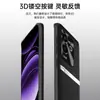 Adequado para capa de celular Realme GT6, capa protetora completa anti-queda, acessório de celular executivo, capa de celular em couro liso líquido