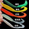Isca Macia Luya Cauda Encaracolada Pesca Marítima Isca Macia de Inseto Cauda Encaracolada Espiral Cauda Simples Multicolorida Isca Artificial Biônica Blackfish Perca Isca Luya