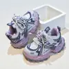 Sapatos de menino, dad shoes, nova coleção outono/inverno 2026, tênis retrô para crianças, sapatos de sola macia para meninos