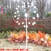 Moinho de Vento Elétrico Arte em Ferro Guia de Estrada Casamento Roda Gigante Giratória Sala de Transmissão ao Vivo de Celebridade da Internet Enfeites Decoração de Palco
