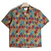 Yuppie Guapo Estilo Tailandés Hong Kong Holgada Barroco Americano Cuello Cubano Hawaiana Playa Manga Corta Estampado de Palacio Camisa