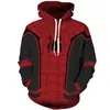 Moletom com Estampa de Teia de Aranha Digital 3D Anime Cosplay Pulôver Roupa Exterior Europeia Americana Transfronteiriça Outono Inverno Moletom Solto