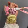 Colgante de Oro Puro 999 Hamburguesa de Té con Leche Papas Fritas Llavero de 20Mg Adorno Regalo para Novia o Mejor Amiga Regalo de Vacaciones