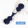Hebilla de Cheongsam Calabaza de perla Hebilla de tela para traje Tang Ropa de moda nacional Hanfu Estilo chino Botones decorativos cosidos a mano
