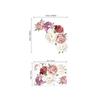 Adesivos de parede com cachos ricos de flores de peônia para sala de estar, quarto, parede de fundo, embelezamento, geração transfronteiriça AliExpress