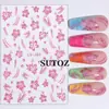 2025 Puxixi Novos Adesivos para Unhas Outono e Inverno Pó de Glitter Fresco Flor de Hibisco Adesivos para Unhas Francesas
