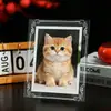 Moldura de Foto para Lembrança de Animal de Estimação em Vidro de Cristal Moldura Vazia Suporte de Exibição Simples Moldura de Exibição de Fotos 5 polegadas 6 polegadas 7 polegadas 8 polegadas 10 polegadas