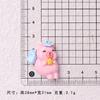 Cartoon rosa brilhante pequeno diy acessórios de resina acessórios artesanal hairpin telefone móvel shell copo cocar atacado