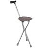 Bastón Silla Acero Inoxidable Asiento Muleta Trípode Plegable Bastón de Senderismo Bastón de Senderismo al Aire Libre Taburete de Palma