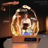 Lámpara de noche de cristal estilo celebridad para dormitorio, decoración, un regalo para niñas, mejores amigas, novias en aniversarios o cumpleaños