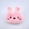 Nuevo broche de conejito de peluche con expresión linda, bolso de conejito, correa de muñeca, accesorios decorativos para muñecas.