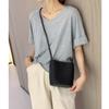 Bolso Cubo Pequeño Sencillo, Bolso de Piel Genuina para Mujer, Nuevo Modelo 2026, Piel de Vaca de Primera Capa, Bolso de Hombro, Bolso de Axila, Bolso Cruzado para Mujer, Sensación de Alta Gama
