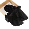 Nova Bolsa com Detalhe de Diamante Quente em Chiffon Preto para Cabeça Lenço Atacado