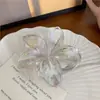 Grampo de Cabelo Flor de Ovo Transfronteiriço Presilha de Flor para Pegar Cabelo Disco para Parte de Trás da Cabeça Feminino Presilha de Tubarão Acessórios de Cabelo Estilo Férias na Praia Senso de Alto Padrão