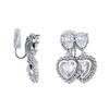Pendientes de Corazón Mismo Estilo de Si Si, Clips para Orejas Elegantes y de Alta Gama, Nuevos Pendientes de Diseño de Nicho de Lujo Accesible 2022