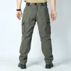 Pantalones Tácticos de Alta Venta Transfronterizos para Hombre, Primavera y Otoño, Resistentes al Desgaste, Multibolsillos, Resistentes al Agua, Pantalones Multibolsillos para Exteriores