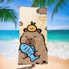 Toalla de Playa de Capibara Nueva Transfronteriza Toalla de Baño de Microfibra de Dibujos Animados para Niños Capibara Absorbente Secado Rápido