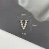 Nuevo Material Retro DIY para Uñas Letra de Diamante Joyería Personalizada Aleación Simple Accesorios para Fundas de Teléfono Móvil de Gama Alta