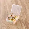 Caja Vacía Transparente de PP Cuadrada Caja de Empaque para Muestras Caja de Almacenamiento de Plástico para Anzuelos de Pesca Maquillaje Joyería 7*7cm
