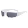 Gafas de sol nuevas personalizadas para exteriores de Europa y Estados Unidos, gafas de sol de tendencia para deportes de ciclismo, plateadas, hip-hop, disco