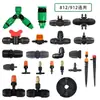 Bico Borrifador Automático para Rega de Flores Microaspersor Irrigação por Gotejamento Acessórios de Jardinagem Tubo Capilar Aspersores para Estufas Conectores Rápidos em T