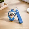 Llavero de goma suave de PVC personalizado de dibujos animados 3D, mascota, figura de anime, colgante de llavero de coche DIY, personalización