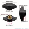 Tuerca de manija con perilla en forma de T, manija en forma de estrella, volante de baquelita, tornillo de mano, núcleo de cobre, tapa de tornillo M4M5M6M8M10