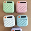Impresora portátil transfronteriza mini de corrección de errores, inalámbrica, conectable a teléfonos móviles, máquina pequeña para el hogar de etiquetas fotográficas autoadhesivas