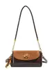 Bolso Vintage para Debajo del Brazo para Mujer, Bolso de Mano de Moda Transfronteriza con Hebilla Tallada, Bolso de Hombro, Bolso Cruzado Versátil de Moda para Mujer