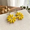 Pendientes de Borla de Flor Tachonados de Diamantes Transfronterizos Aguja de Plata Moda Europea y Americana Lujo Ligero Nuevo Estilo con Diseño Único