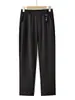 Pantalones de Madre Estilo Nuevo 2026 Otoño Cintura Elástica Pantalones Largos de Pierna Recta para Mujeres de Mediana Edad y Mayores Pantalones Casuales Gruesos con Estilo
