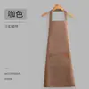 Delantal al por mayor impermeable y a prueba de aceite de alto valor para cocina casera, delantal de cocina para restaurante, ropa de trabajo para jardinería, se puede imprimir el logo