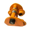 Carrinho de Mão Puxado Manualmente em Formato de Pêssego, Talha de Corrente Manual em Estoque, Acessórios de Levantamento, Polia para Viga I de 1t/2 Toneladas, Carrinho de Mão Puxado Manualmente de Trilha Única