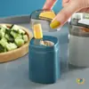 Porta-Palitos Tipo Pressão com Design Criativo Automático Pop-Up, Recipiente Personalizado para Palitos de Dente Estilo Nórdico Ins para Restaurante, Pote de Palitos para Casa