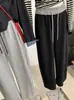 KEKEZOON Nuevos Pantalones de Pierna Ancha de Cintura Alta Estilo Minimalista de Principios de Otoño para Mujer Cintura Elástica Adelgazantes Casuales Pantalones Deportivos 8785