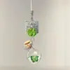 Colgante de botella de deseos de estrella, cadena para teléfono DIY, decoración linda estilo ins, campanilla de viento, correa para bolso, llavero, cadena colgante