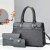 Nuevo conjunto de tres piezas de bolsos a juego, bolso de mano de alta moda, bolso de hombro versátil transfronterizo, bolso cruzado de lujo ligero