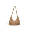 Bolso Tejido para Mujer 2026 Nuevo Verano Vacaciones en la Playa Bolso de Paja Versátil Bolso de Hombro Tote para el Trabajo